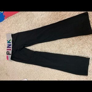 Pink yoga pants, NWT